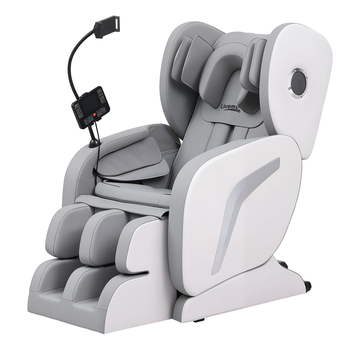 Full Body Massage Chair VEGA with Foot Roller, Waist & Calf Heat, Recliner, Airbags Compression - Black - Furniture > Bar Stools & Chairs > Massage Chairs - Rivercity House & Home Co. (ABN 18 642 972 209) - Affordable Modern Furniture Australia