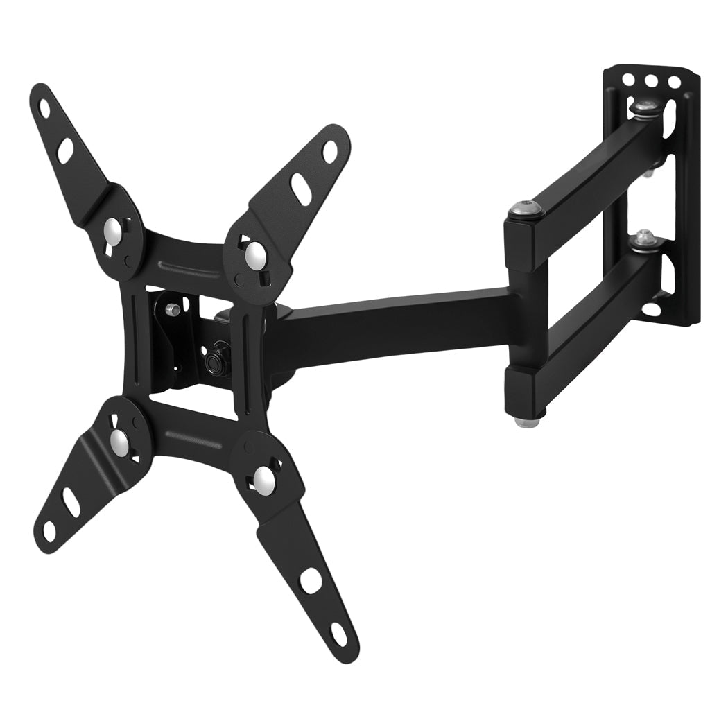 Full Motion Swivel Tilt TV Wall Mount Bracket 13" - 42" - Black - Rivercity House & Home Co. (ABN 18 642 972 209) - Affordable Modern Furniture Australia