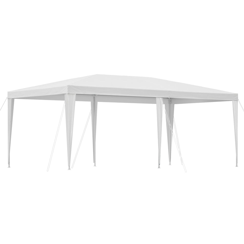 Gazebo 3x6m Wedding Party Marquee Tent Outdoor Event Camping Canopy Shade White - Home & Garden > Shading > Canopies & Gazebos - Rivercity House & Home Co. (ABN 18 642 972 209) - Affordable Modern Furniture Australia