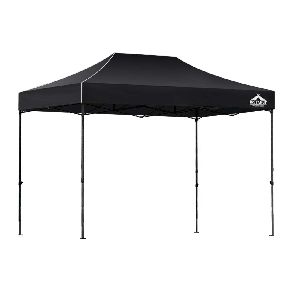 Gazebo Pop Up Marquee Outdoor Tent Folding Wedding Gazebos Blac