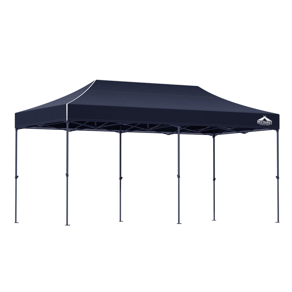 Gazebo Pop Up Marquee 3x6m Outdoor Tent Folding Wedding Gazebos Navy - Rivercity House & Home Co. (ABN 18 642 972 209) - Affordable Modern Furniture Australia