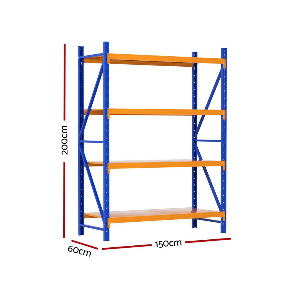 Giantz 2Mx1.5M Warehouse Shelving Garage Rack - Home & Garden > Storage - Rivercity House & Home Co. (ABN 18 642 972 209) - Affordable Modern Furniture Australia