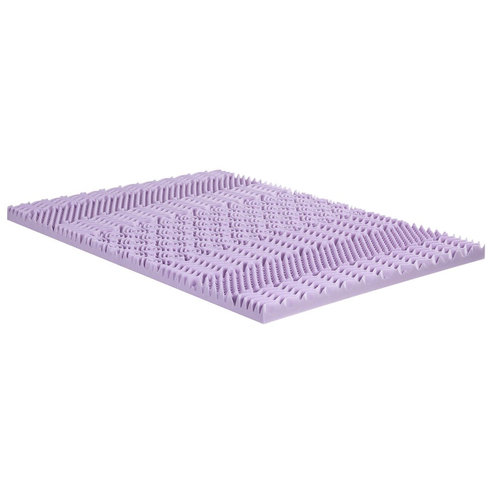 Giselle 8cm Memory Foam Mattress Topper Lavender Infused Bamboo Cover 7 - Zone King - Furniture > Mattresses > Mattress Toppers - Rivercity House & Home Co. (ABN 18 642 972 209) - Affordable Modern Furniture Australia