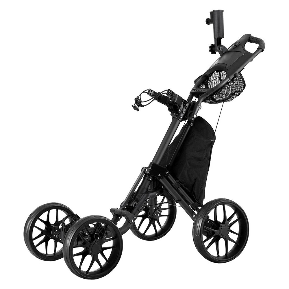 Golf Buggy Foldable Trolley Golf Cart Wheels Umbrella Bottle Holder - Sports & Fitness > Golf - Rivercity House & Home Co. (ABN 18 642 972 209) - Affordable Modern Furniture Australia