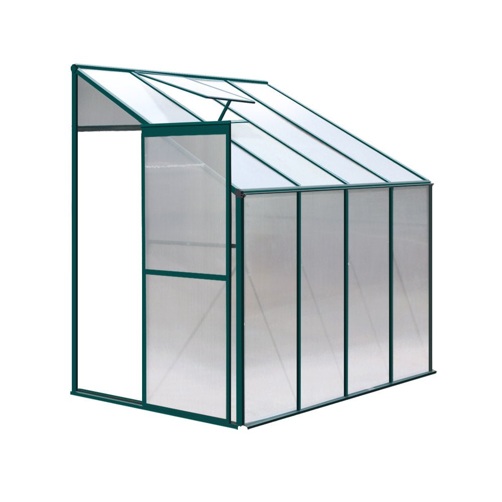 Greenhouse Aluminium Green House Garden Polycarbonate 2.52x1.27M - Home & Garden > Green Houses - Rivercity House & Home Co. (ABN 18 642 972 209) - Affordable Modern Furniture Australia