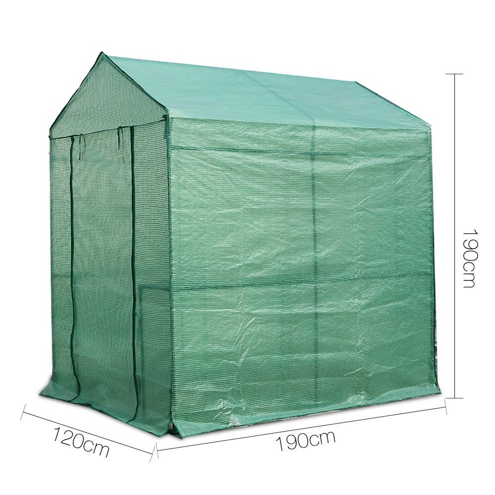 Greenhouse Garden Shed Green House 1.9X1.2M Storage Plant Lawn - Home & Garden > Green Houses - Rivercity House & Home Co. (ABN 18 642 972 209) - Affordable Modern Furniture Australia