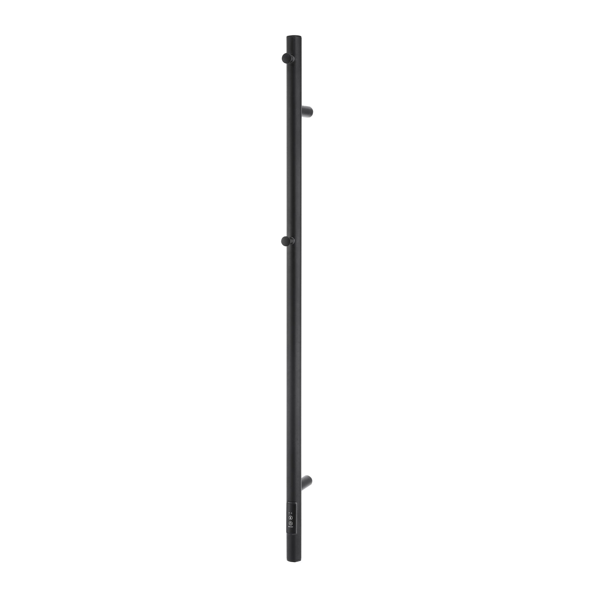 Heated Towel Rail with Timer Vertical Electric Heater Warmer Rack Black - Home & Garden > Bathroom Accessories > Towel Racks & Holders - Rivercity House & Home Co. (ABN 18 642 972 209) - Affordable Modern Furniture Australia