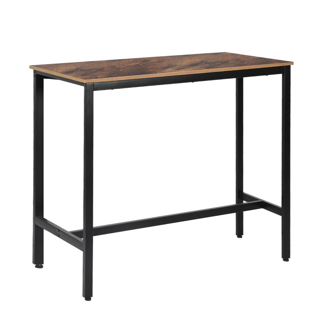 High Bar Retro Industrial Table - Brown - Rivercity House & Home Co. (ABN 18 642 972 209) - Affordable Modern Furniture Australia