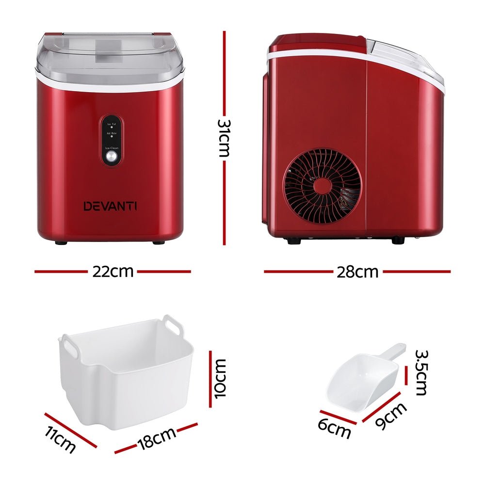 Ice Maker Machine 15kg Nugget Chewable Ice Cube - Appliances > Kitchen Appliances > Ice Makers - Rivercity House & Home Co. (ABN 18 642 972 209) - Affordable Modern Furniture Australia