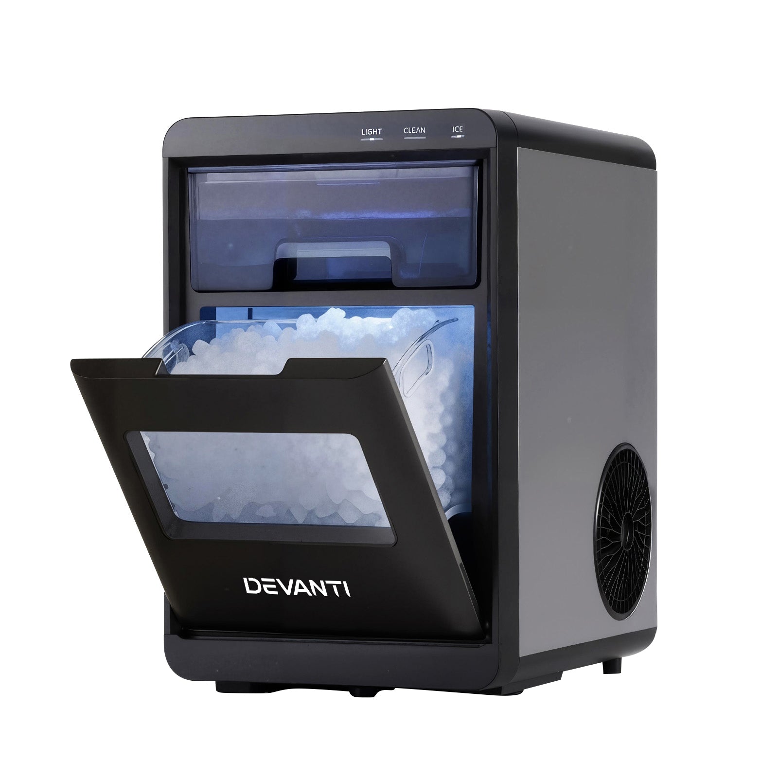 Ice Maker Machine 20kg Chewable Nugget Ice Countertop w/Self Cleaning - Appliances > Kitchen Appliances > Ice Makers - Rivercity House & Home Co. (ABN 18 642 972 209) - Affordable Modern Furniture Australia