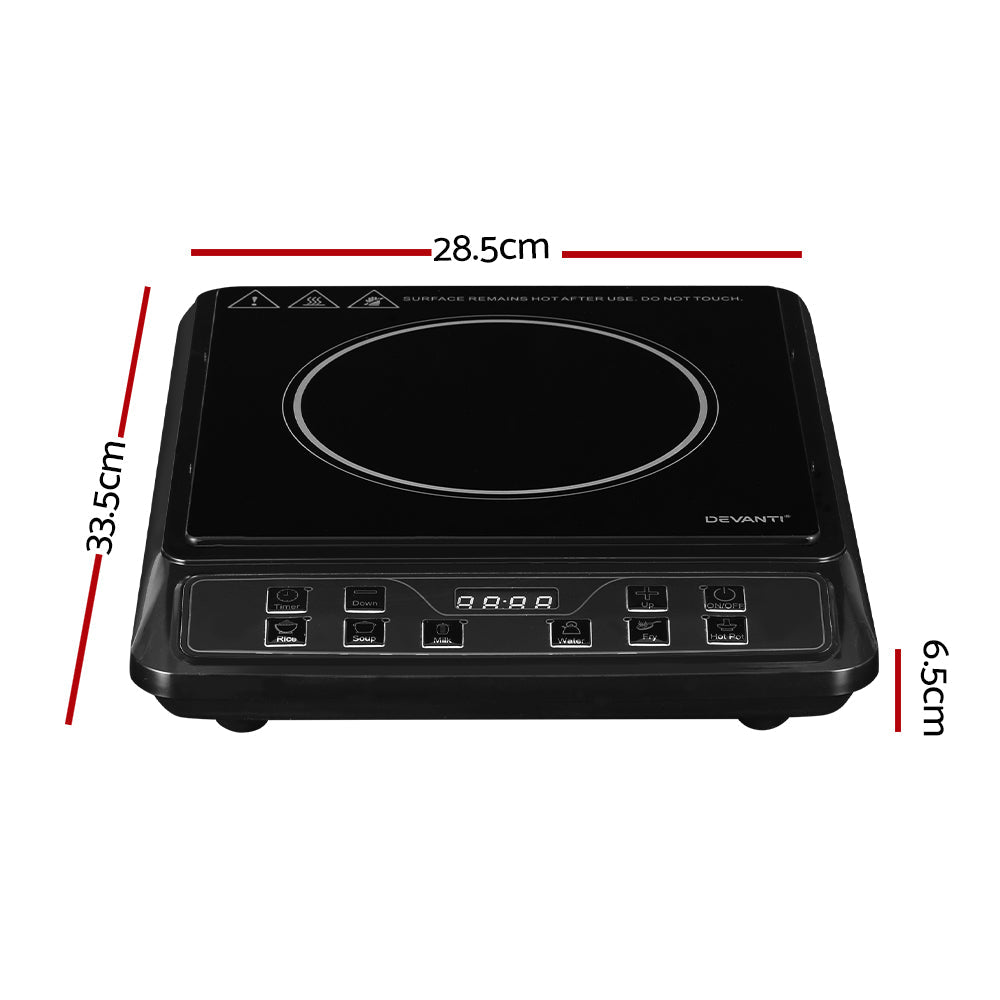 Induction Cooktop 30cm Portable Cooker - Appliances > Kitchen Appliances > Cooktops & Stoves - Rivercity House & Home Co. (ABN 18 642 972 209) - Affordable Modern Furniture Australia