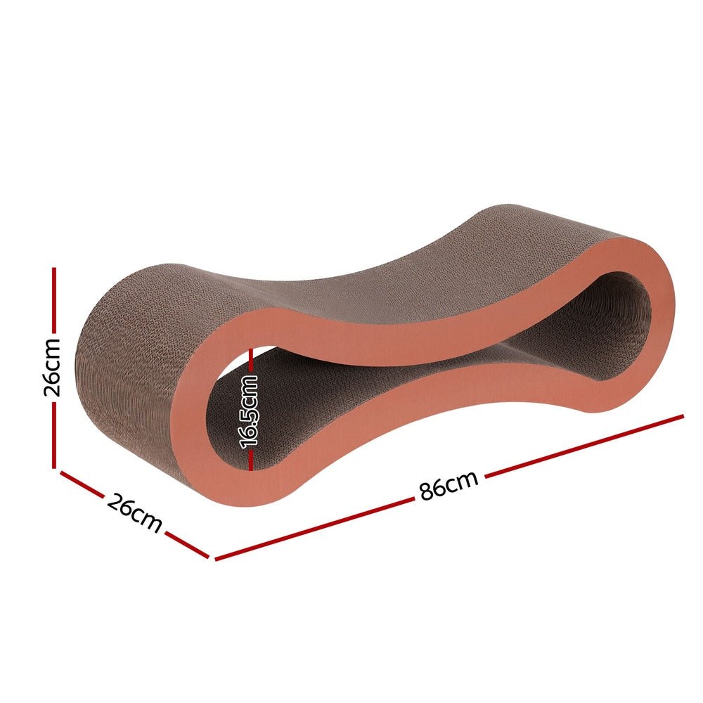 i.Pet Cat Scratching Board Scratcher Cardboard Kitten Indoor Climbing Bed Catnip - Pet Care > Cat Supplies - Rivercity House & Home Co. (ABN 18 642 972 209) - Affordable Modern Furniture Australia