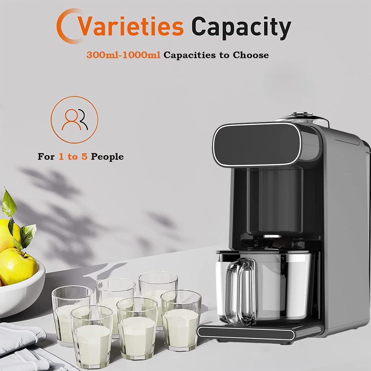 K1S Pro Soymilk Machine Soybean Milk Coffee Maker Juicer Water Dispenser - Appliances > Kitchen Appliances > Coffee Machines & Accessories - Rivercity House & Home Co. (ABN 18 642 972 209) - Affordable Modern Furniture Australia