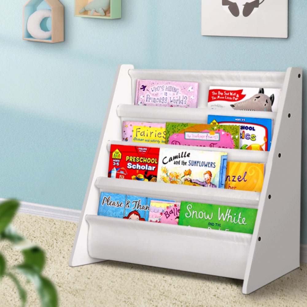 Kids Bookshelf Shelf Children Bookcase Magazine Rack Organiser Display - Baby & Kids > Kid's Furniture - Rivercity House & Home Co. (ABN 18 642 972 209) - Affordable Modern Furniture Australia