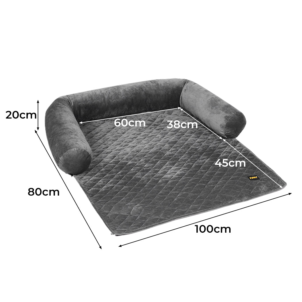 Kids Large Dog Pet Protector Sofa Cover - Grey - Rivercity House & Home Co. (ABN 18 642 972 209) - Affordable Modern Furniture Australia
