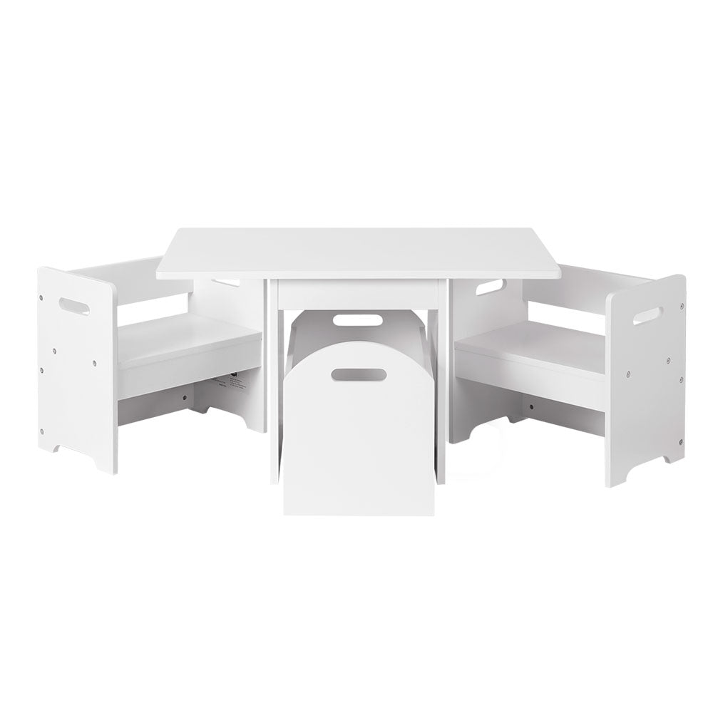 Kids Multi - function Table and Chair Hidden Storage Box Toy Activity Desk - Baby & Kids > Kid's Furniture - Rivercity House & Home Co. (ABN 18 642 972 209) - Affordable Modern Furniture Australia