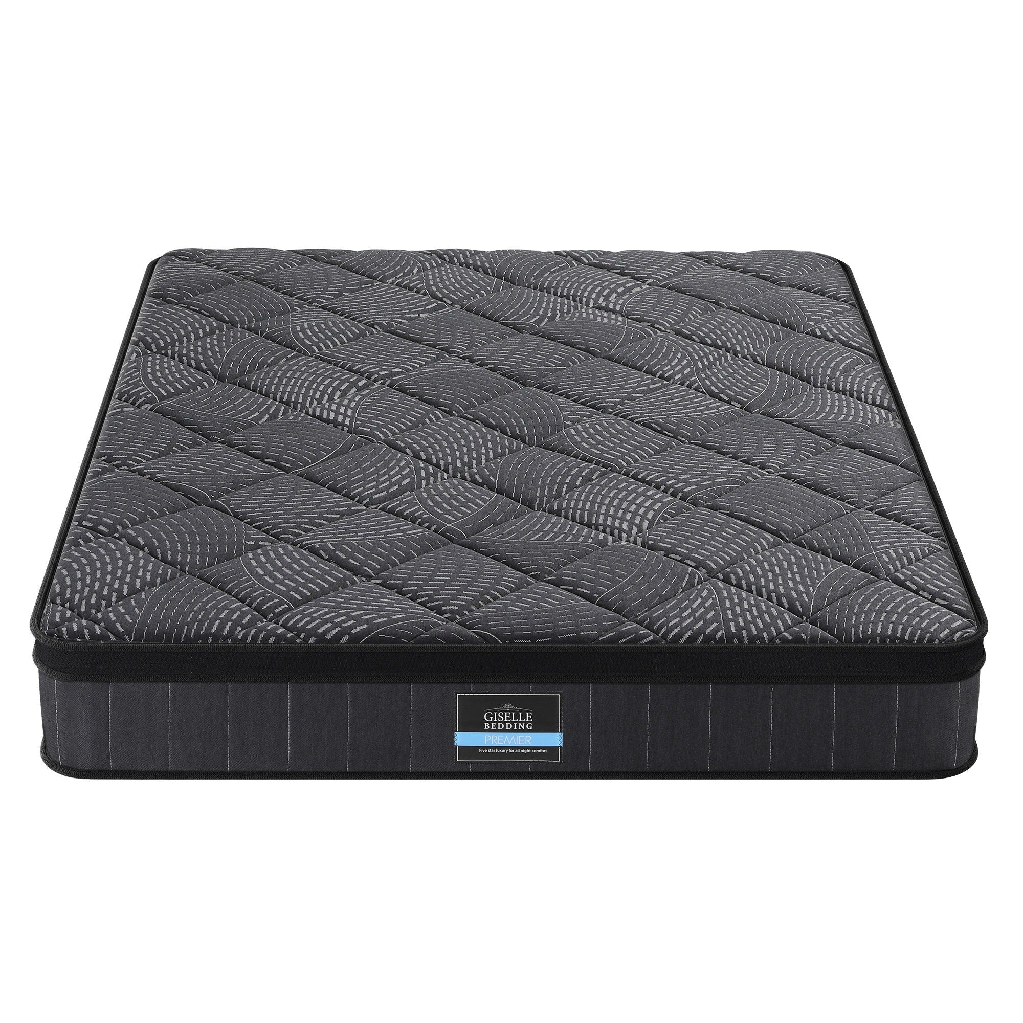 King Mattress 25cm Pocket Spring Latex Euro Top Medium Firm Bed - Furniture > Mattresses > King Size Mattress - Rivercity House & Home Co. (ABN 18 642 972 209) - Affordable Modern Furniture Australia