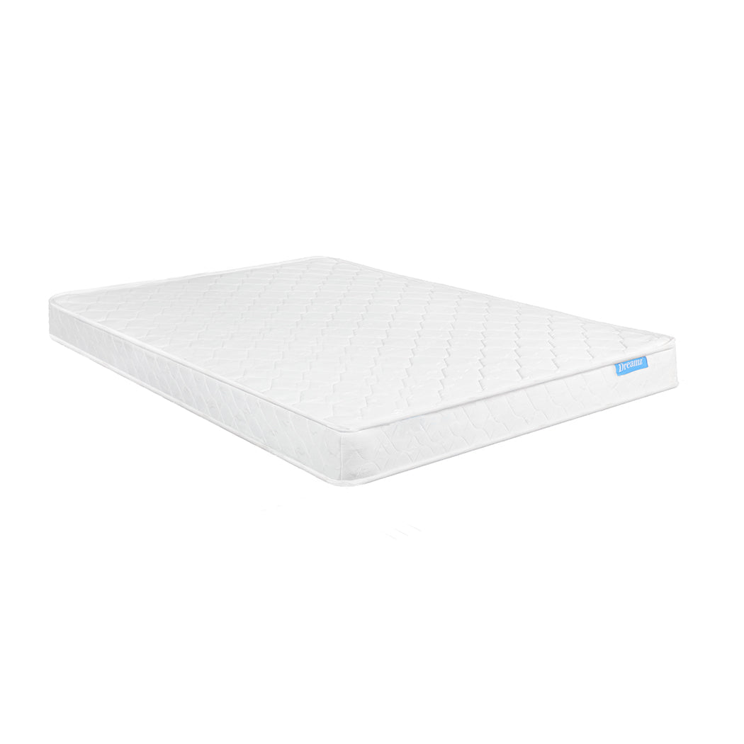 King Single Bonnell Spring Coil Mattress - White - Rivercity House & Home Co. (ABN 18 642 972 209) - Affordable Modern Furniture Australia