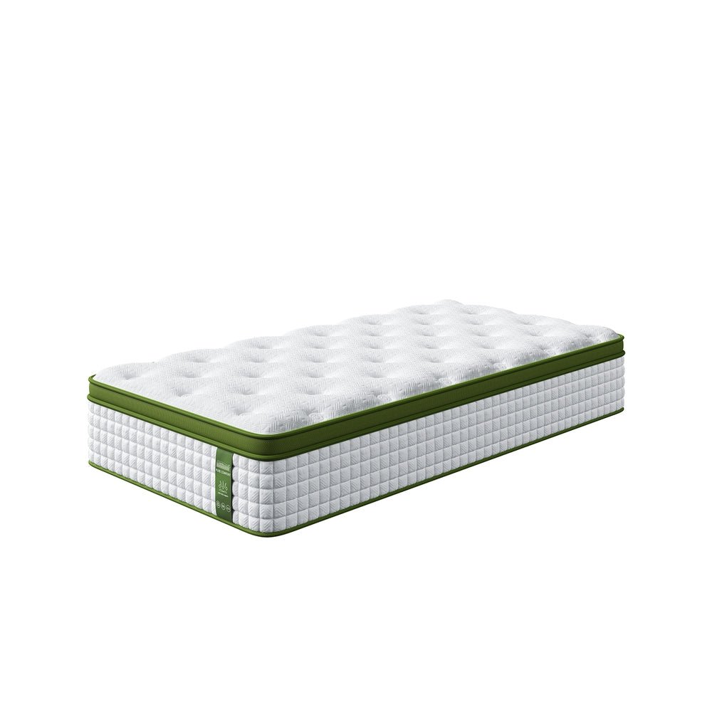 King Single Mattress 34cm Medium - Hybrid Mattress for Pressure Relief Motion Isolation - Furniture > Mattresses > King Single Mattress - Rivercity House & Home Co. (ABN 18 642 972 209) - Affordable Modern Furniture Australia