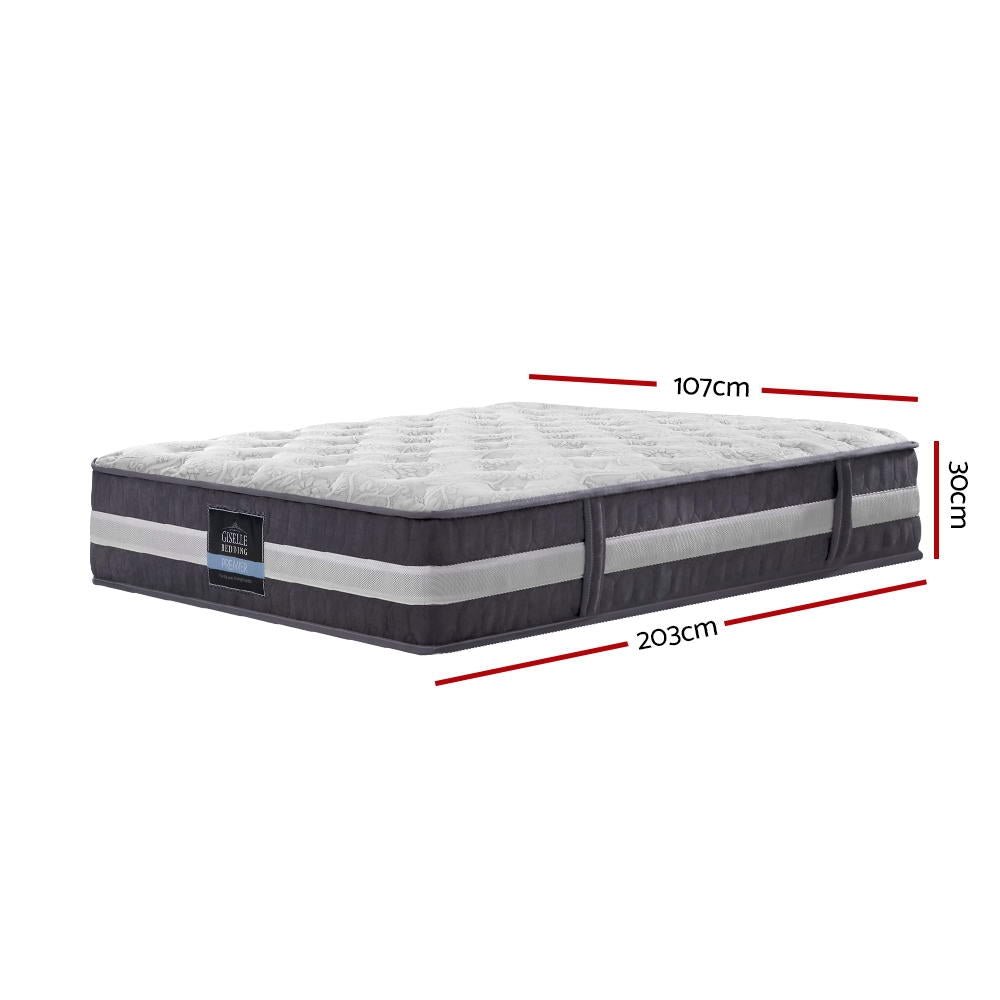 King Single Size | 7 Zone Pocket Spring Medium Firm Mattress - Rivercity House & Home Co. (ABN 18 642 972 209) - Affordable Modern Furniture Australia