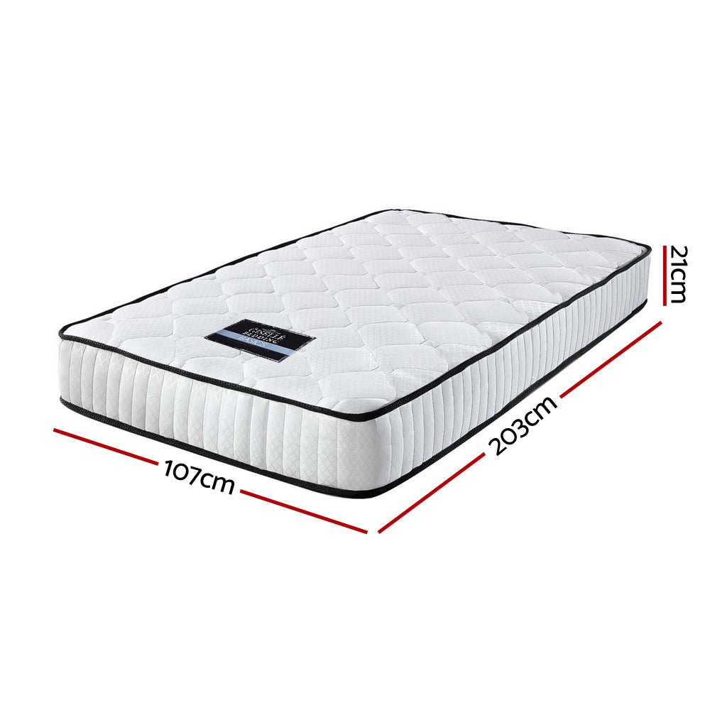 King Single Size | Peyton Pocket Spring Mattress (Medium) - Rivercity House & Home Co. (ABN 18 642 972 209) - Affordable Modern Furniture Australia
