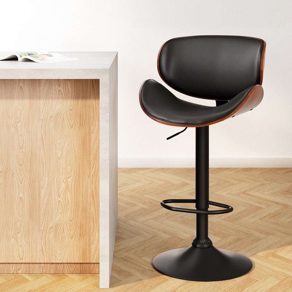 Kitchen Bar Stool Swivel Metal Black Barstool - Rivercity House & Home Co. (ABN 18 642 972 209) - Affordable Modern Furniture Australia