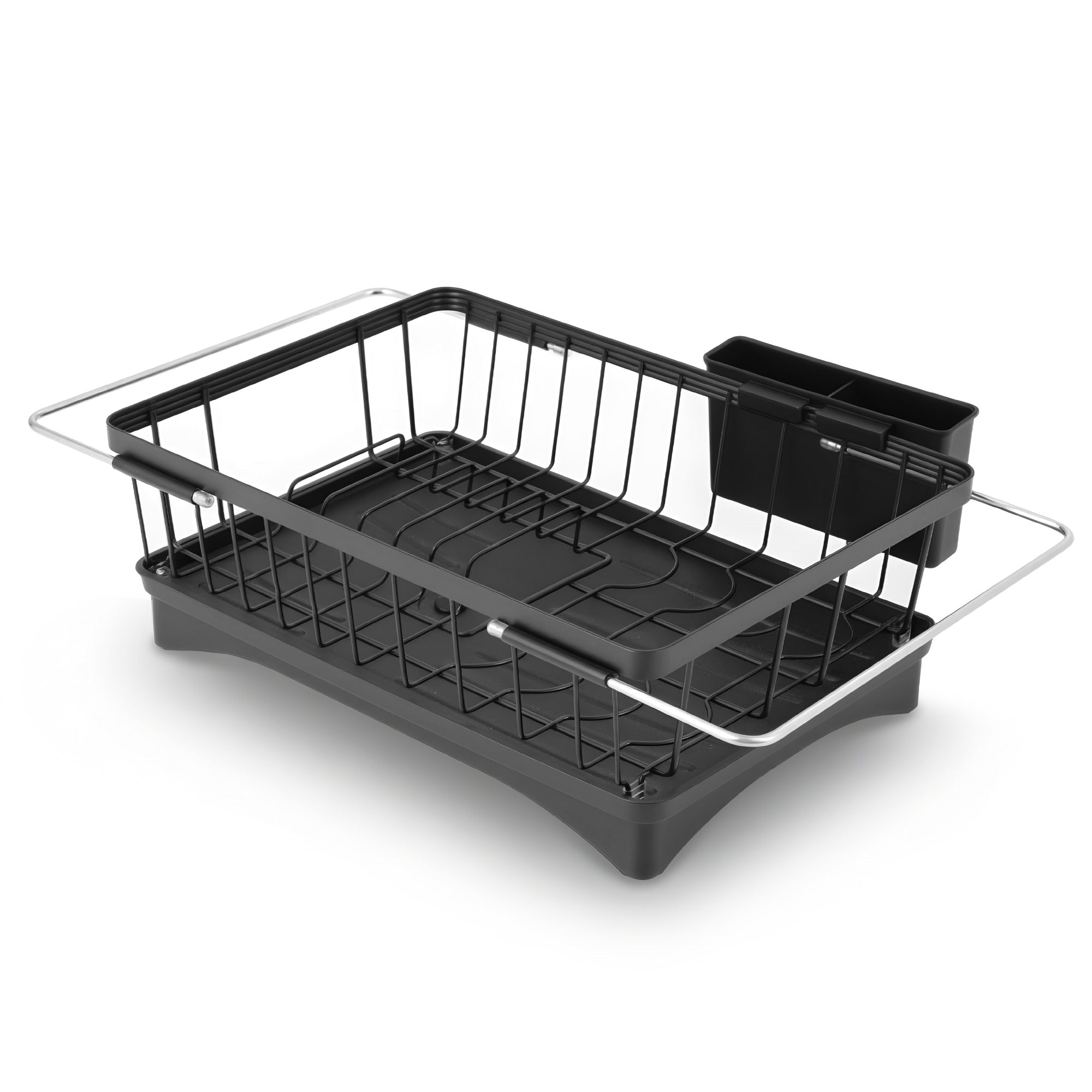 Kitchen Dish Drying Rack and Sink Organiser Dish Drainer - Black - Home & Garden > Kitchenware > Dish Racks - Rivercity House & Home Co. (ABN 18 642 972 209) - Affordable Modern Furniture Australia