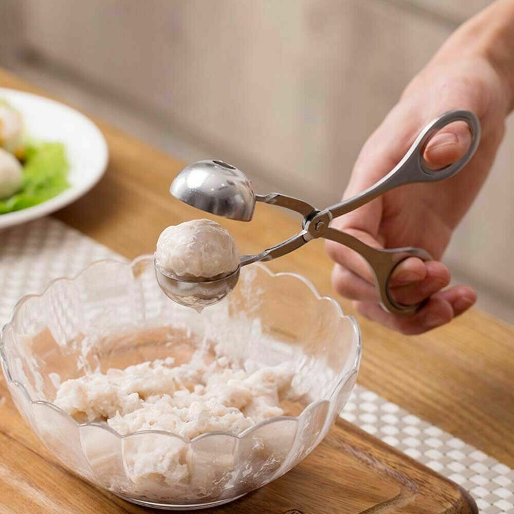 L Meatball Maker Spoon Kitchen Stick Utensil Baller Meat Stainless Steel AU - Home & Garden > Kitchenware > Kitchen Utensils - Rivercity House & Home Co. (ABN 18 642 972 209) - Affordable Modern Furniture Australia