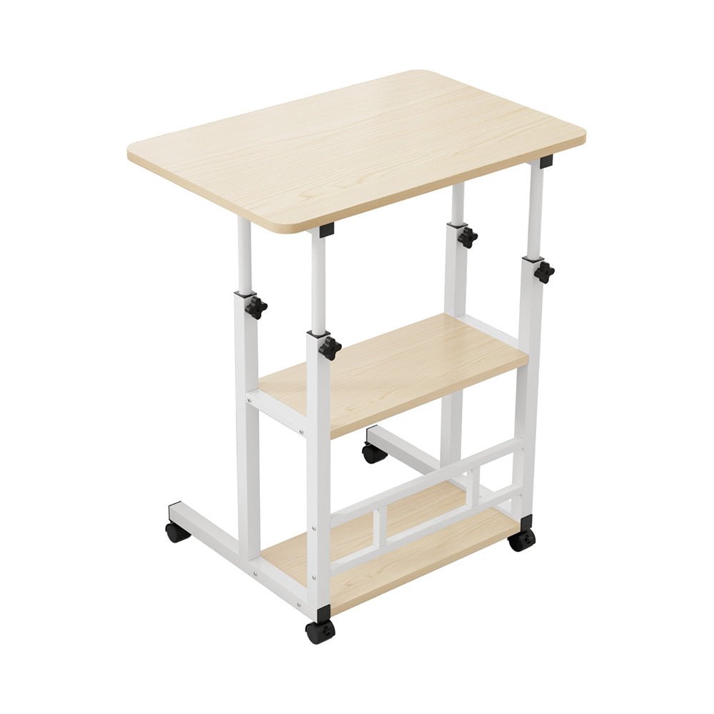 Laptop Desk Height Adjustable Mobile Workstation Computer Desks 60CM - Electronics > Computer Accessories > Laptop Stands - Rivercity House & Home Co. (ABN 18 642 972 209) - Affordable Modern Furniture Australia