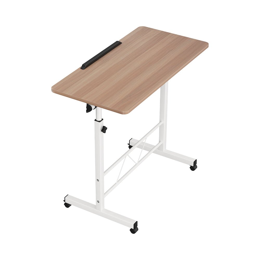 Laptop Desk Table Adjustable 80CM Light Wood - Furniture > Office > Desks - Rivercity House & Home Co. (ABN 18 642 972 209) - Affordable Modern Furniture Australia