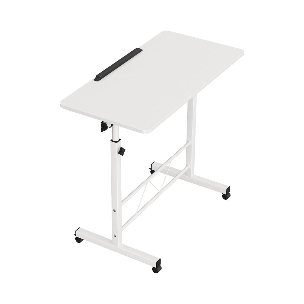 Laptop Desk Table Adjustable 80CM White - Furniture > Office > Desks - Rivercity House & Home Co. (ABN 18 642 972 209) - Affordable Modern Furniture Australia