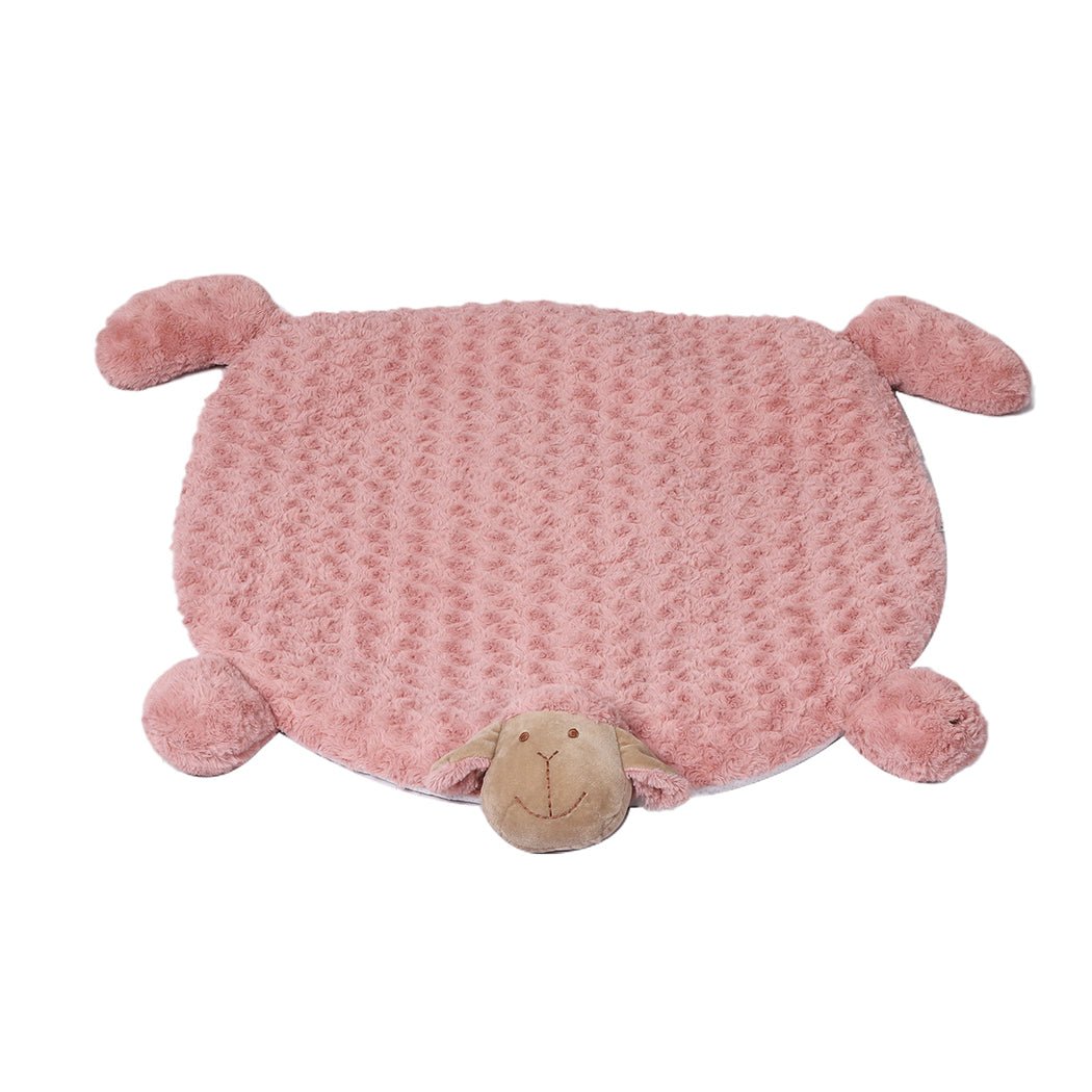 Large Calming Pet Bed with Squeaky Toys - Pink - Rivercity House & Home Co. (ABN 18 642 972 209) - Affordable Modern Furniture Australia