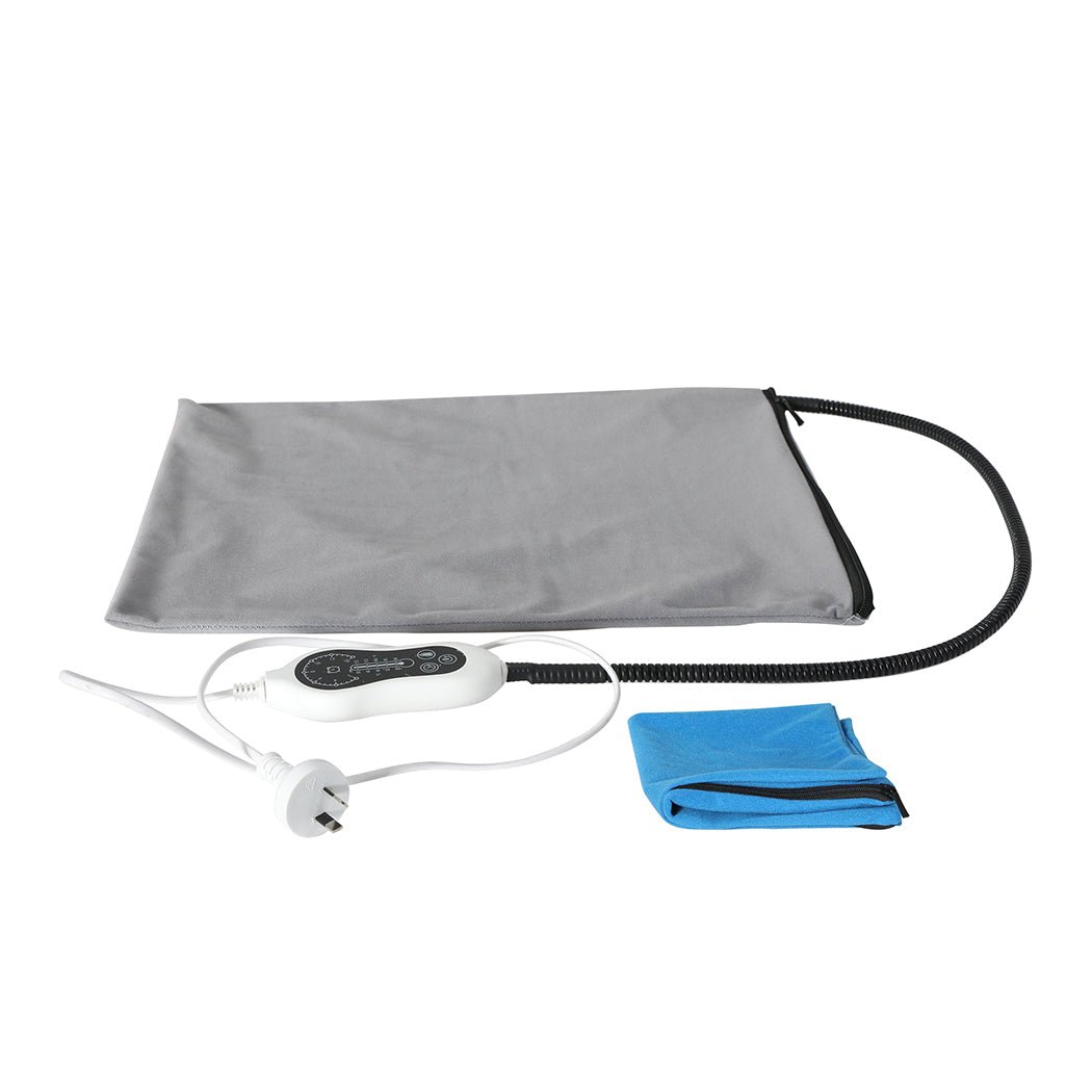 Large Electric Heated Dog Bed Pad - Blue, Grey - Rivercity House & Home Co. (ABN 18 642 972 209) - Affordable Modern Furniture Australia
