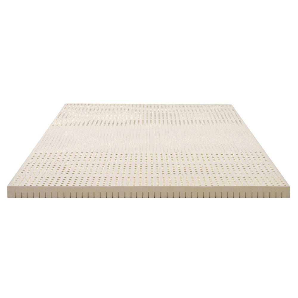Latex Mattress Topper 7.5cm King - White - Furniture > Mattresses > Mattress Toppers - Rivercity House & Home Co. (ABN 18 642 972 209) - Affordable Modern Furniture Australia