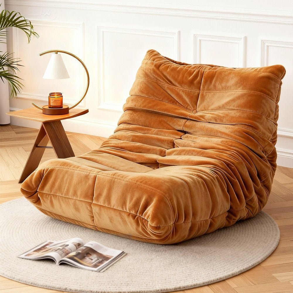 Lazy Sofa Accent Chair Floor Couch Leisure Lounge Foam Pouffe Recliner - Furniture > Sofas > Sofas & Sofa Beds - Rivercity House & Home Co. (ABN 18 642 972 209) - Affordable Modern Furniture Australia