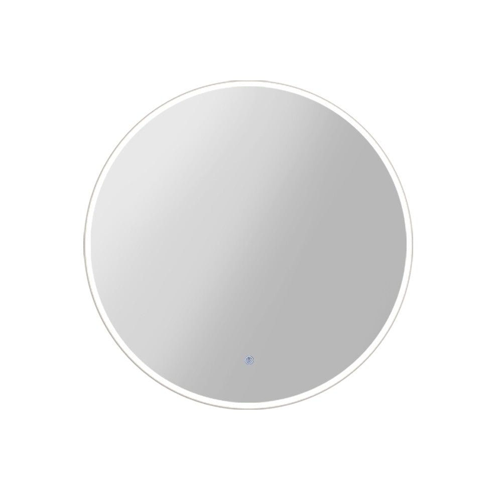LED Wall Mirror Bathroom Mirrors With Light 90CM Decor Round Decorative - Rivercity House & Home Co. (ABN 18 642 972 209) - Affordable Modern Furniture Australia