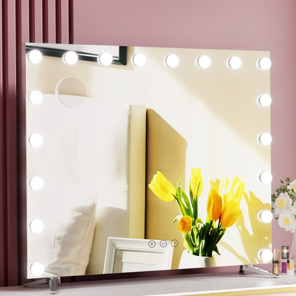 Makeup Mirror with Light LED Hollywood Mounted Wall Mirrors Cosmetic - Furniture > Bathroom - Rivercity House & Home Co. (ABN 18 642 972 209) - Affordable Modern Furniture Australia