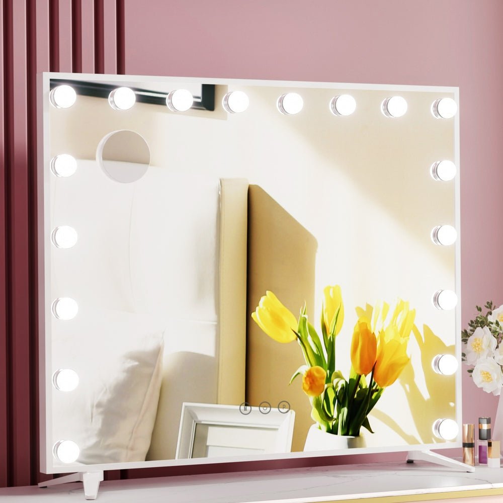 Makeup Mirror with Light LED Hollywood Vanity Dimmable Wall Mirrors - Furniture > Bathroom - Rivercity House & Home Co. (ABN 18 642 972 209) - Affordable Modern Furniture Australia