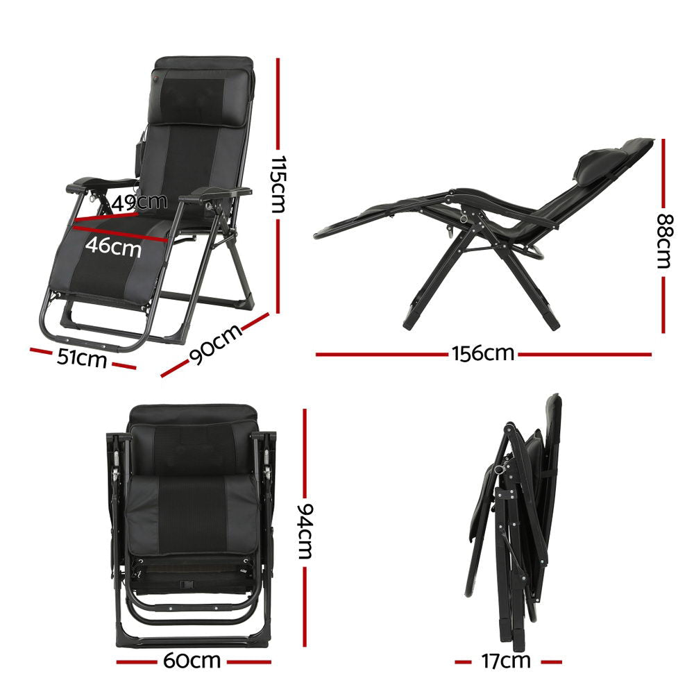 Massage Chair Electric Recliner Home Massager AYAN - Furniture > Bar Stools & Chairs > Massage Chairs - Rivercity House & Home Co. (ABN 18 642 972 209) - Affordable Modern Furniture Australia