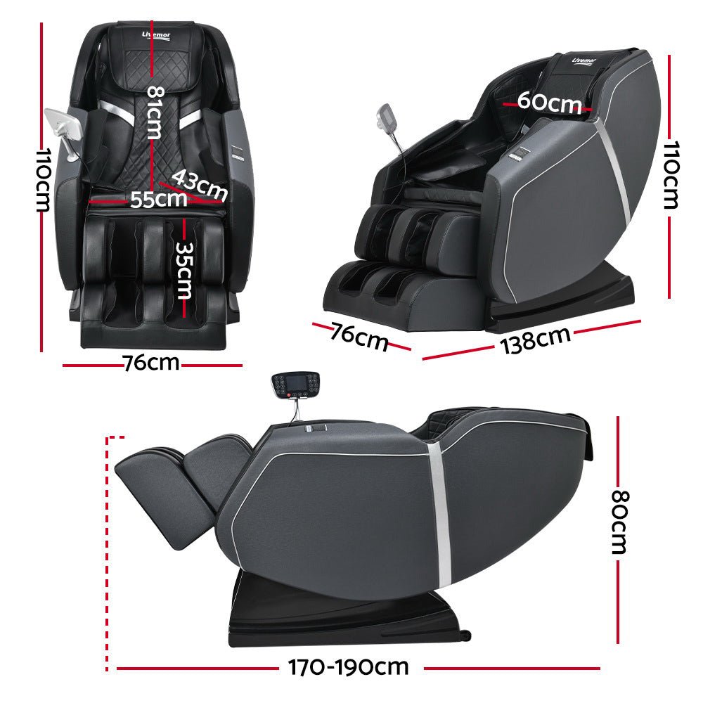 Massage Chair Electric Recliner Massager Vedriti - Furniture > Bar Stools & Chairs > Massage Chairs - Rivercity House & Home Co. (ABN 18 642 972 209) - Affordable Modern Furniture Australia