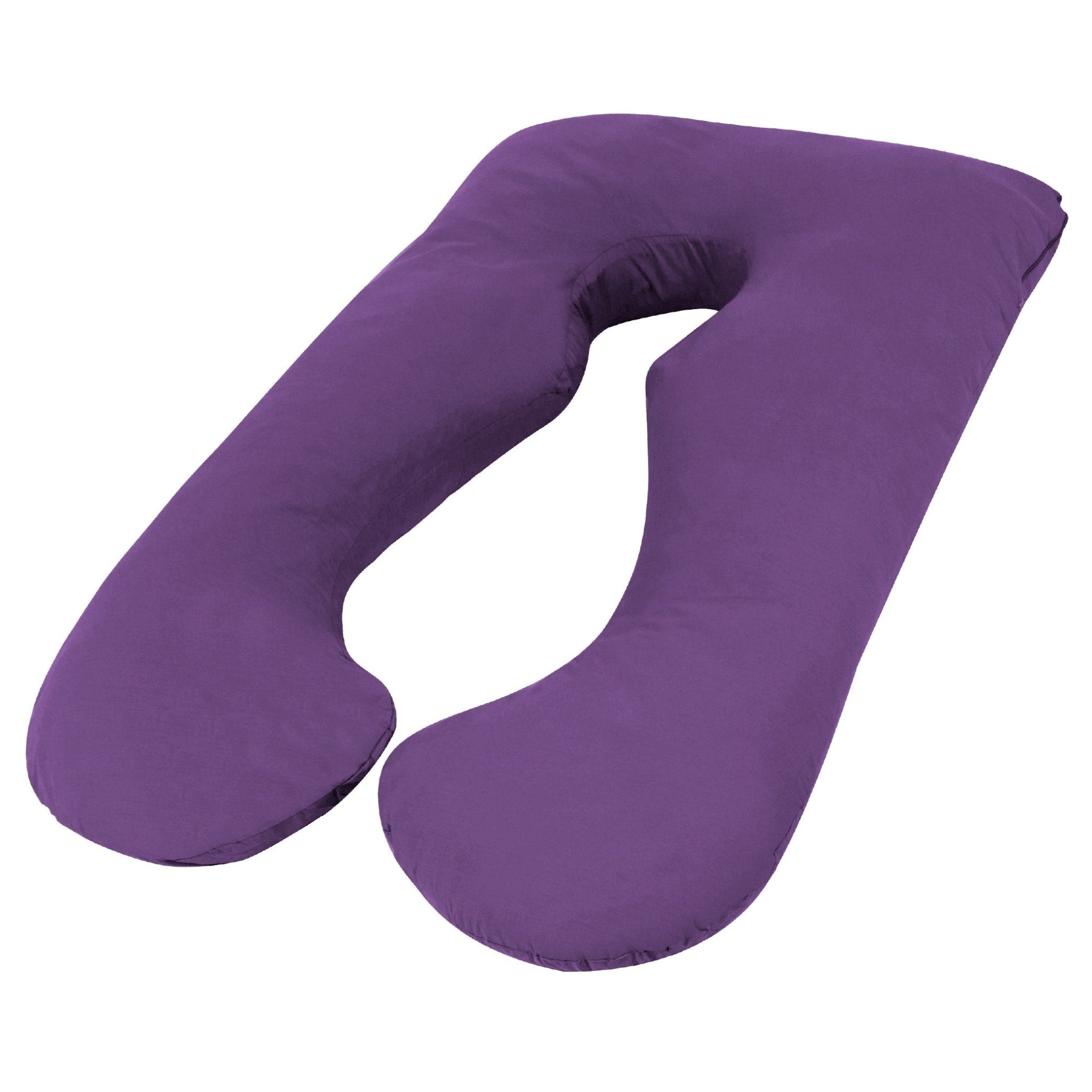 Maternity Nursing Sleeping Body Pillow with Pillowcase 140x80cm - Purple - Home & Garden > Bedding > Pillows - Rivercity House & Home Co. (ABN 18 642 972 209) - Affordable Modern Furniture Australia