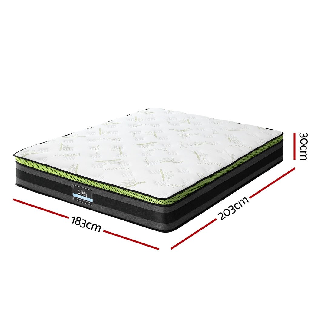 Mattress Cool Gel Foam 30cm King - Furniture > Mattresses > King Size Mattress - Rivercity House & Home Co. (ABN 18 642 972 209) - Affordable Modern Furniture Australia