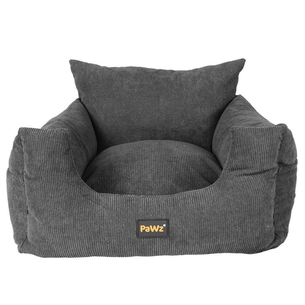 Medium Dog Car Booster Seat with Adjustable Belt and Pockets - Grey - Rivercity House & Home Co. (ABN 18 642 972 209) - Affordable Modern Furniture Australia