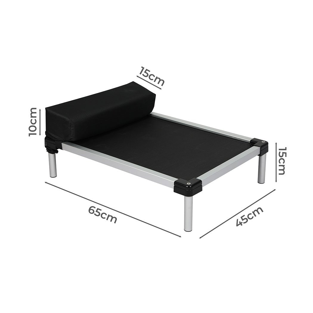 Medium Pet Trampoline with Aluminium Frame - Black - Rivercity House & Home Co. (ABN 18 642 972 209) - Affordable Modern Furniture Australia