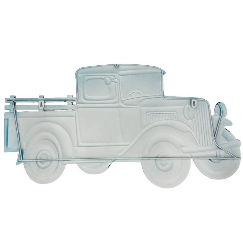 Metal Wall Art Blue Truck 70x40cm - Blue - Furniture > Bedroom > Beds & Bed Frames - Rivercity House & Home Co. (ABN 18 642 972 209) - Affordable Modern Furniture Australia