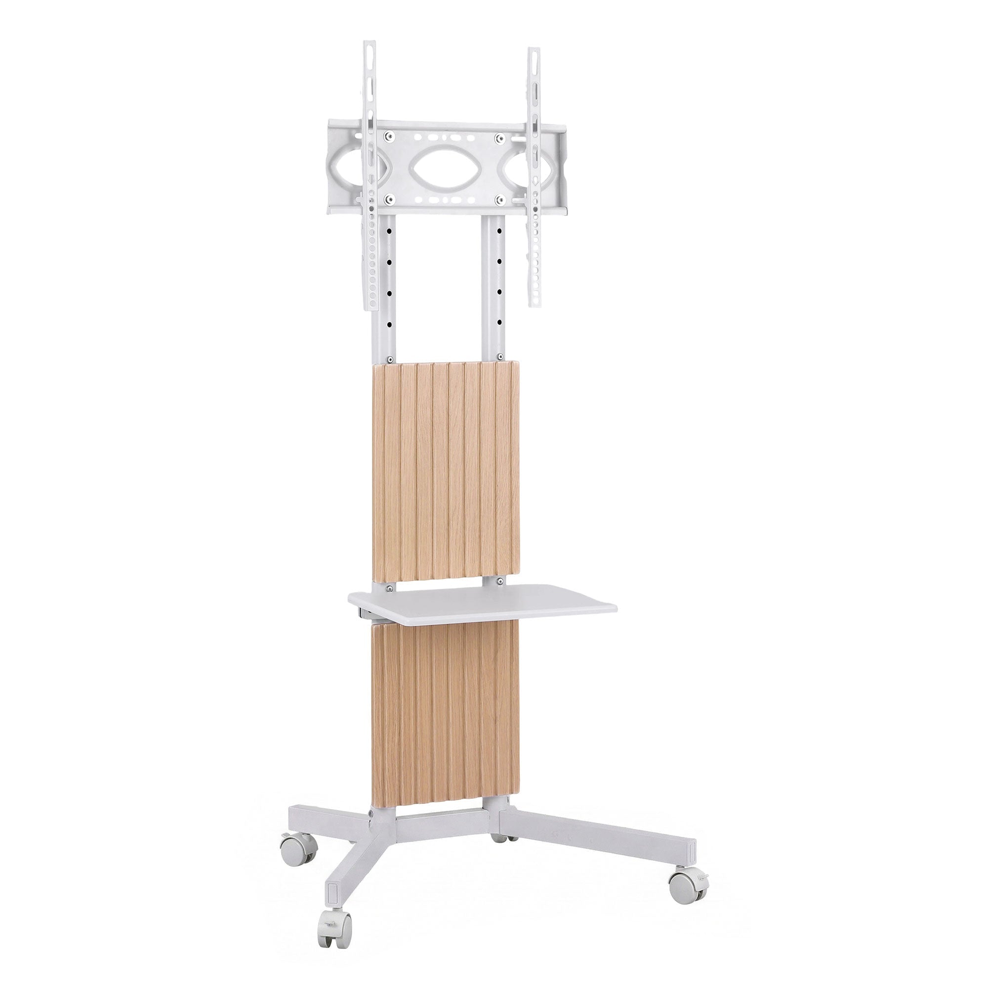 Mobile TV Floor Stand for 32 - 65" Mount Bracket Universal Adjustable Height with Wheels - Furniture > Living Room > TV Units - Rivercity House & Home Co. (ABN 18 642 972 209) - Affordable Modern Furniture Australia