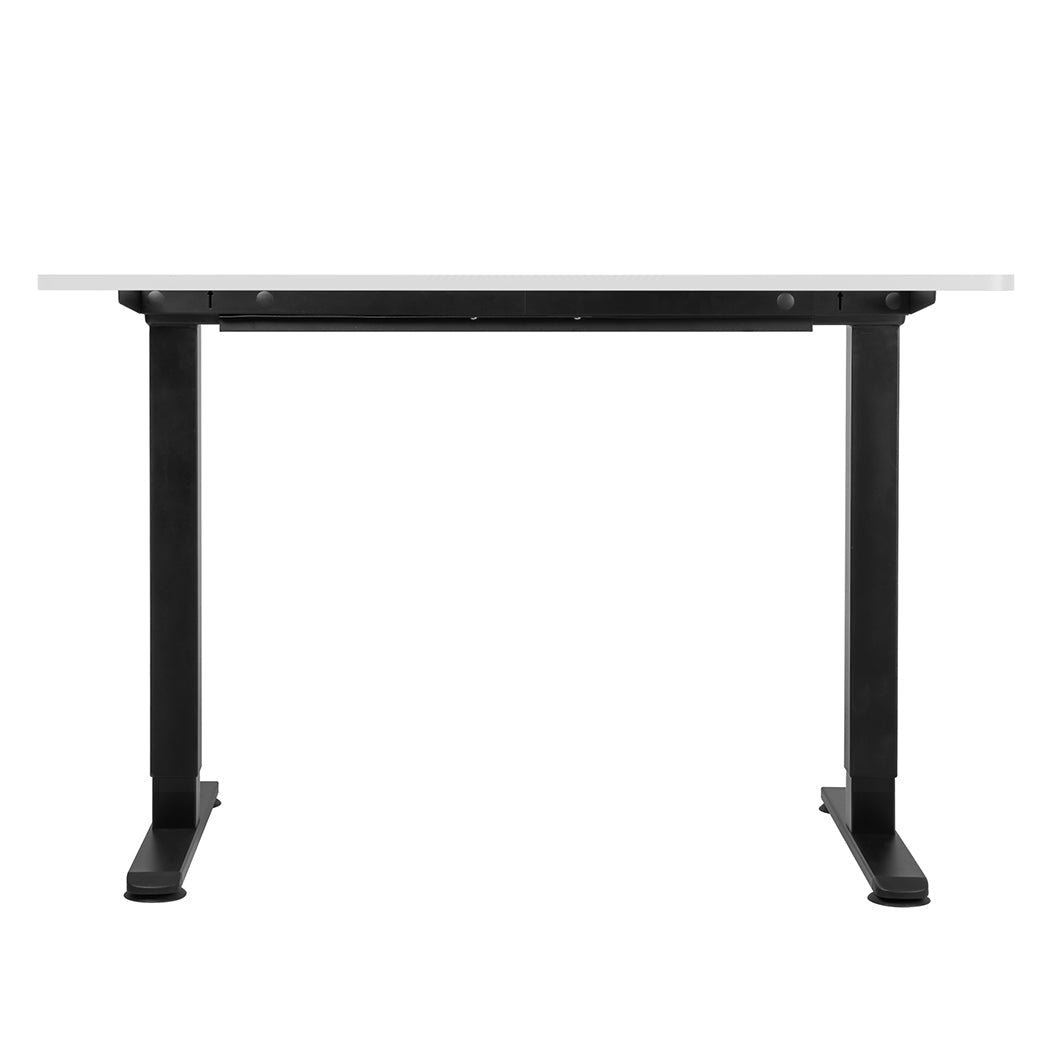 Motorised Adjustable Standing Desk 120cm with Frame - White - Rivercity House & Home Co. (ABN 18 642 972 209) - Affordable Modern Furniture Australia