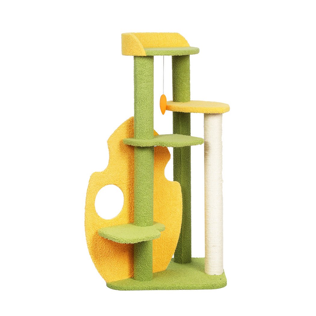 Multi - Level Cat Tree Kitten Furniture Condo with Scratching Posts - Green - Rivercity House & Home Co. (ABN 18 642 972 209) - Affordable Modern Furniture Australia
