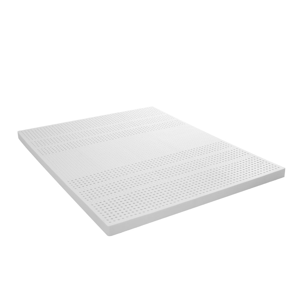 Natural Latex Single Mattress Topper 5cm - White - Rivercity House & Home Co. (ABN 18 642 972 209) - Affordable Modern Furniture Australia