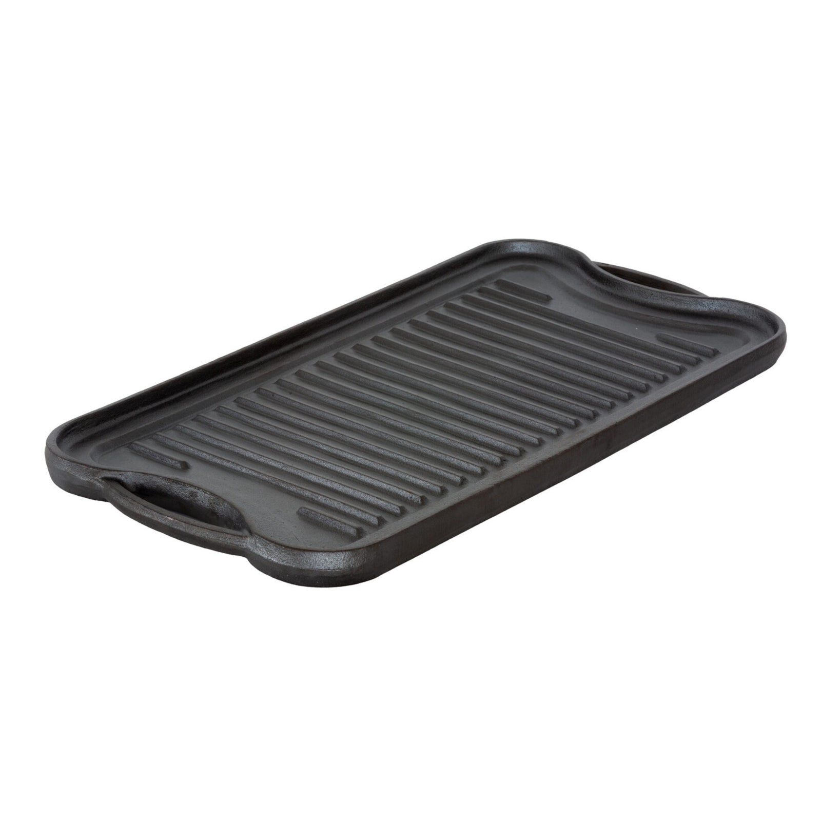 Oil - seasoned Ready to use 50.7x25.8cm Reversible Cast Iron Grill - Black - Home & Garden > Kitchenware > Skillets & Frying Pans - Rivercity House & Home Co. (ABN 18 642 972 209) - Affordable Modern Furniture Australia